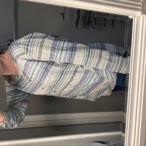 J.Jill M natural pattern blouse! 100% cotton